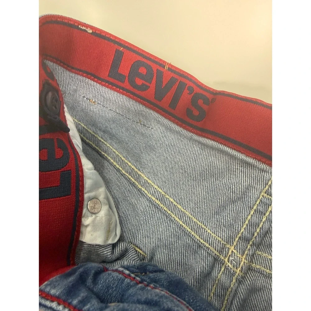 Levis 514 Straight Fit Jeans Blue Denim Boys 18 Reg W29 L31 677838816419